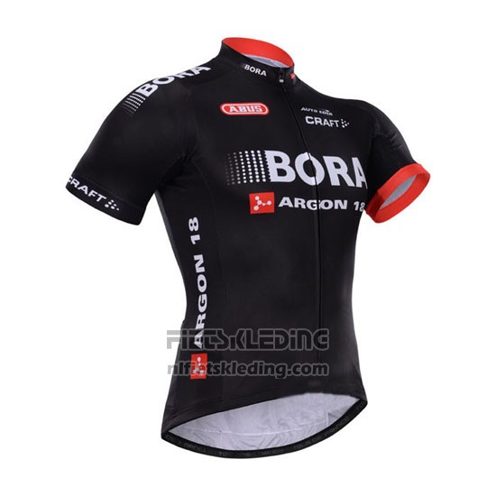 2015 Fietskleding Bora Zwart Korte Mouwen en Koersbroek
